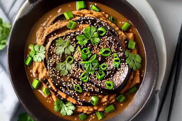 Vegan Sesame Miso Eggplant