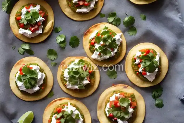 Vegan Sopes With Refried Beans and Salsa Verde Recipe