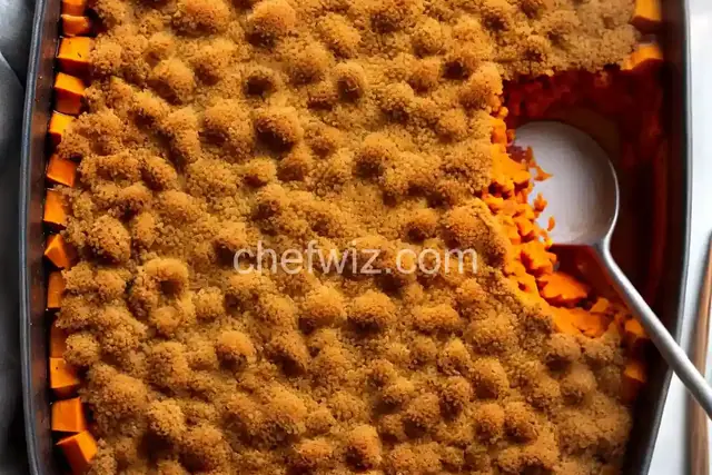 Vegan Sweet Potato Casserole
