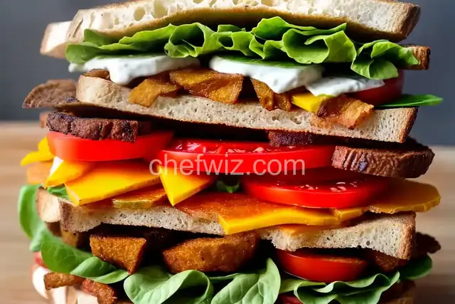 Vegan TLT Sandwich (BLT Substitute)