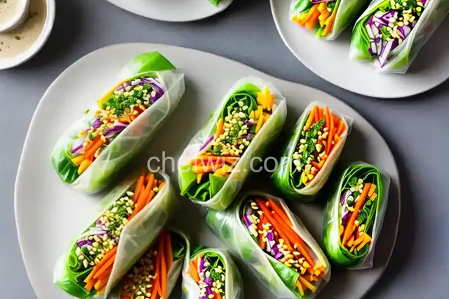 Vegetable-Filled Summer Rolls