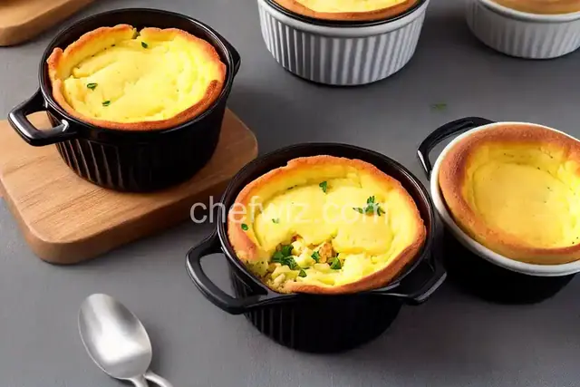 Vegetable, Herb and Cheese Souffle