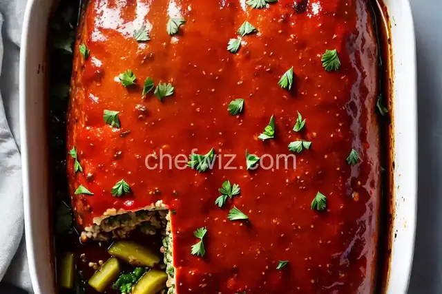 Vegetable Meatloaf with Balsamic Glaze