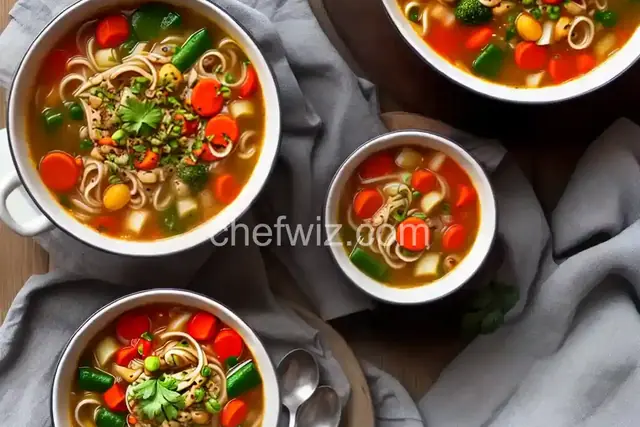 Vegetable Noodle Soup