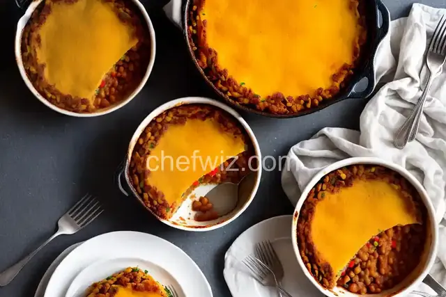 Vegetable Shepherd's Pie with Baked Beans