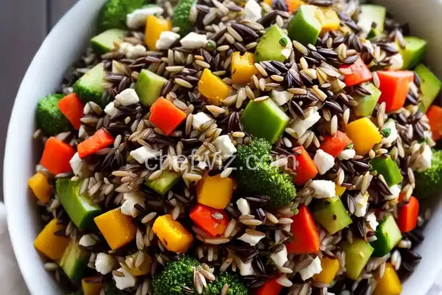 Vegetable Wild Rice Salad