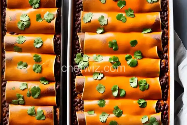 Vegetarian Black Bean Enchiladas