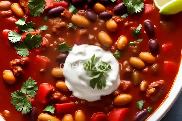 Vegetarian Bloody Mary Bean Chili