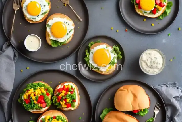 Vegetarian Breakfast Sandwiches