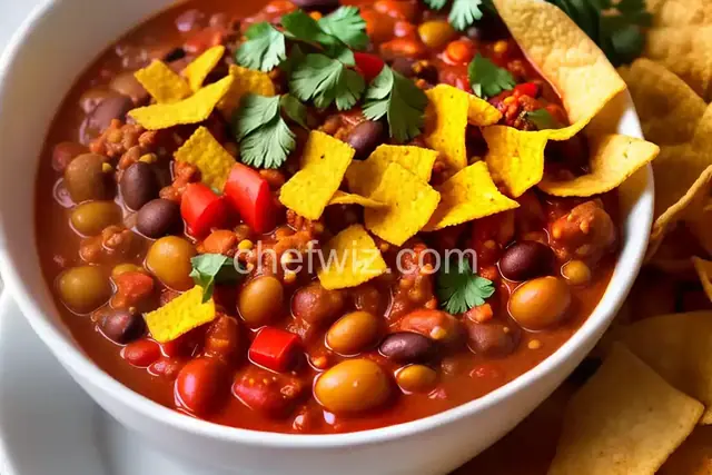 Vegetarian Chili With Lots of Fritos
