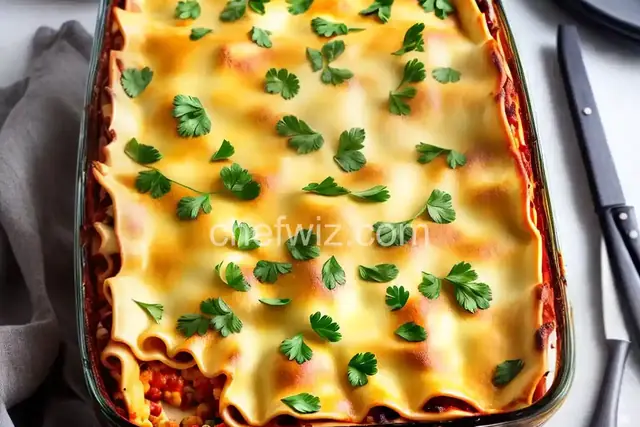 Vegetarian Four Cheese Lasagna