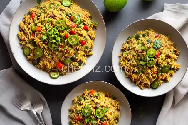 Vegetarian Lime Orzo