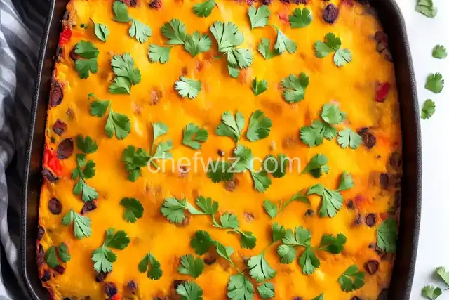 Vegetarian Mexican Breakfast Casserole