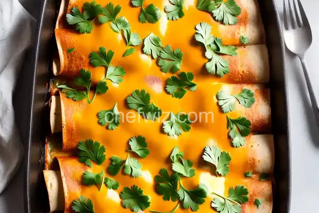 Vegetarian Spinach and Mushroom Enchiladas
