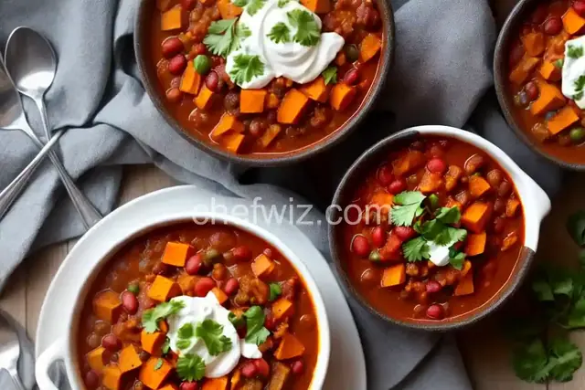 Vegetarian Sweet Potato Chili
