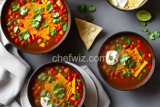 Vegetarian Tortilla Soup