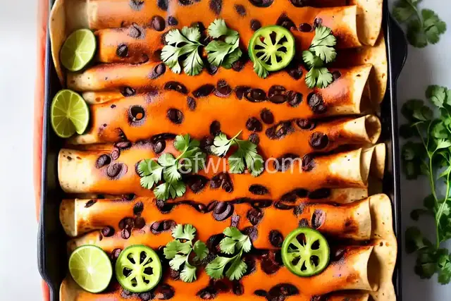Veggie Black Bean Enchiladas