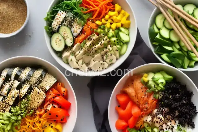 Veggie Sushi Bowls