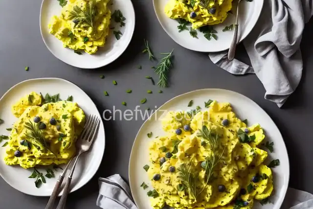 Velvet Scrambled Eggs with Fresh Herbs