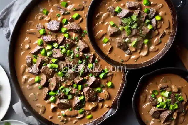 Venison Stroganoff