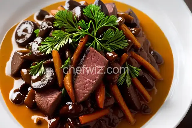 Venison with Sherry-Mushroom Sauce