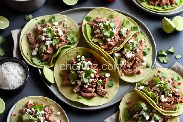 Verde Pork Street Tacos