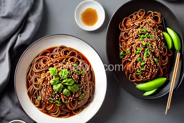 Vermicelli in Chili Oil, Soy Sauce, and Vinegar Recipe