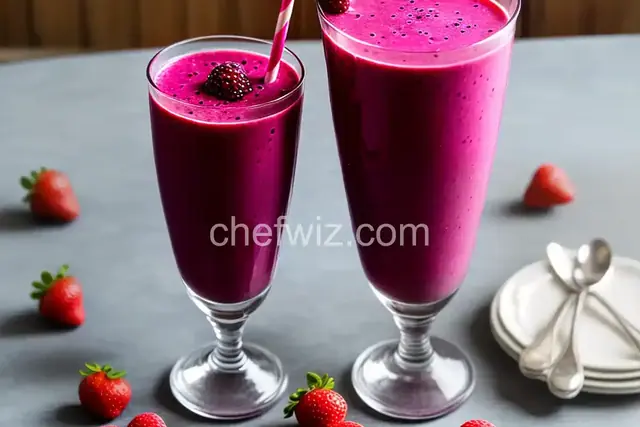 Very Berry Tea Smoothie