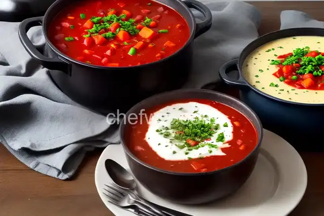 Veselka's Famous Borscht