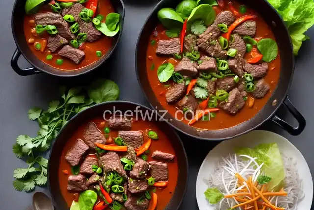 Vietnamese Beef And Lettuce Curry