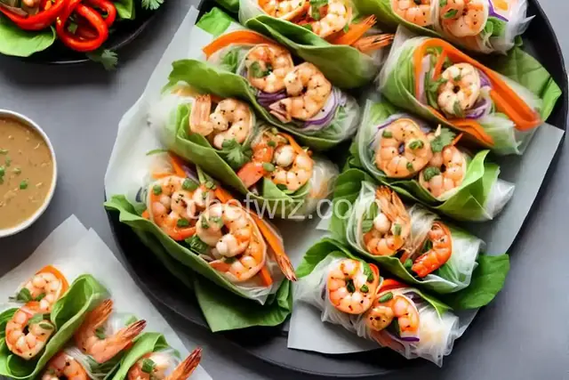 Vietnamese Grilled Shrimp Summer Rolls Recipe