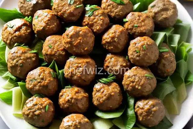 Vietnamese Lemongrass Meatballs