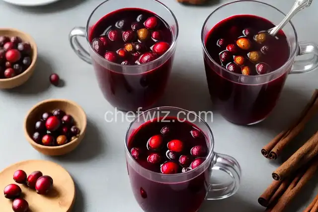 Vin Chaud (Spiced Wine) Cranberry Sauce