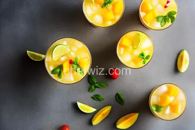 Virgin Mango Margaritas
