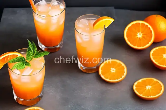 Virgin Screwdriver (orange mocktail)