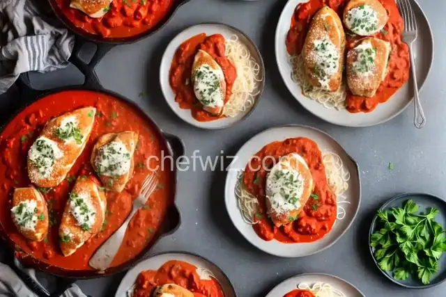 Vodka Sauce Chicken Parmesan