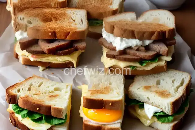 WWII Spam and Egg Sandwich