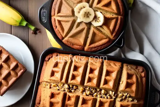 Waffled Banana Bread