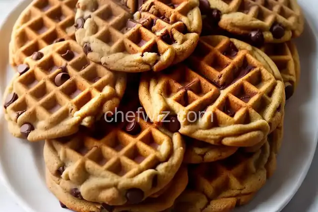 Waffled Chocolate Chip Cookies