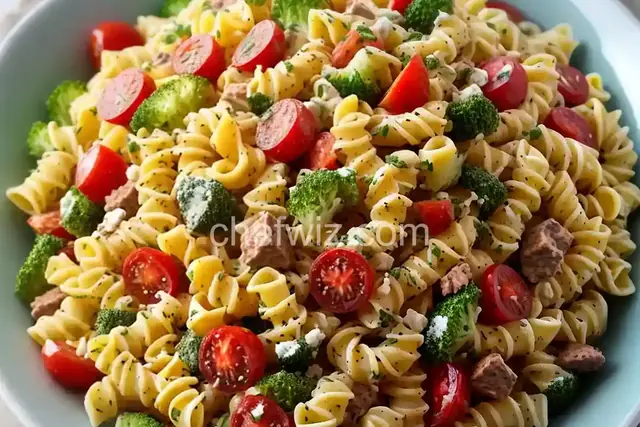 Wagon Wheel Pasta Salad