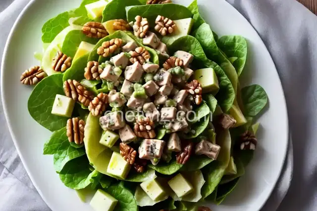 Waldorf Salad with Walnut Oil Vinaigrette