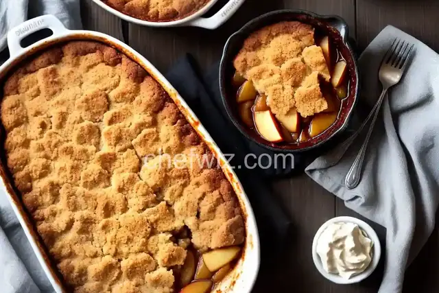 Warm Apple Cinnamon Cobbler