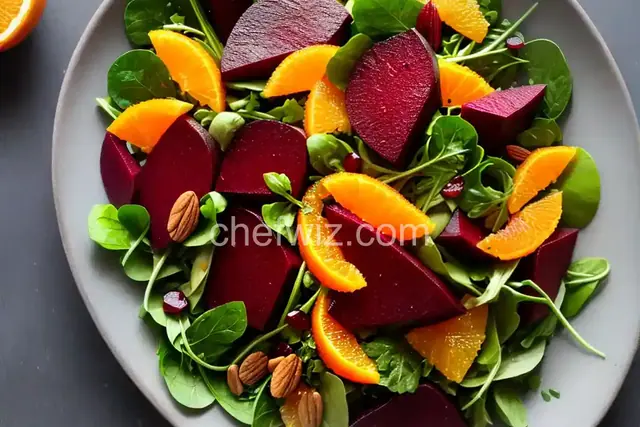 Warm Beet-Orange Salad
