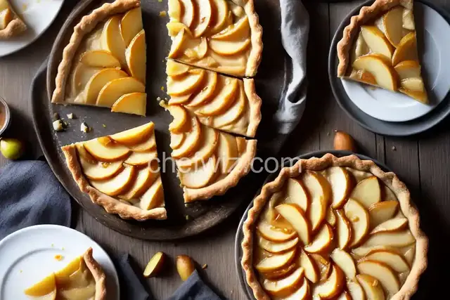 Warm Brie and Pear Tartlets