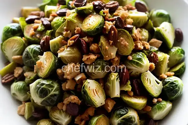 Warm Brussels Sprout Salad