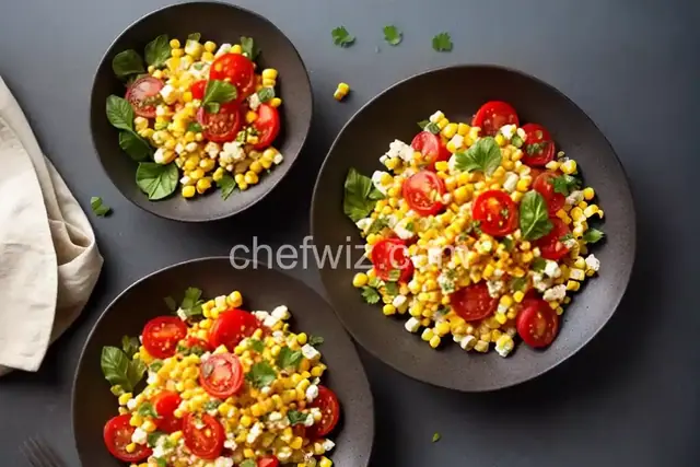 Warm Corn and Tomato Salad