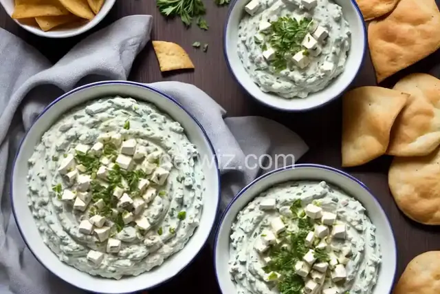 Warm Feta Dip with Artichokes