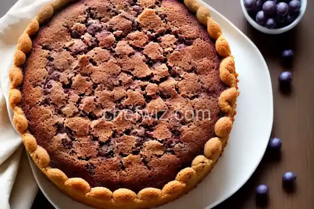 Warm Grape Cake
