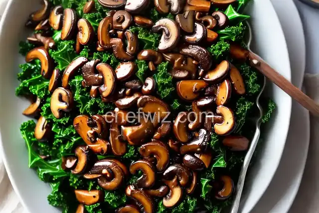 Warm Kale and Caramelized Mushroom Salad Recipe