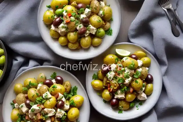 Warm Potato Salad with Olives
